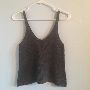 Gray tank top